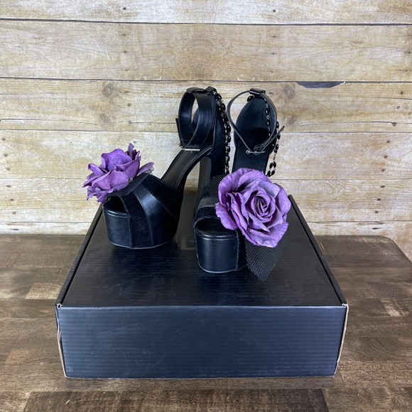 Widow Shoes Widow The Wilted Lover Platform Heels Goth Gothic